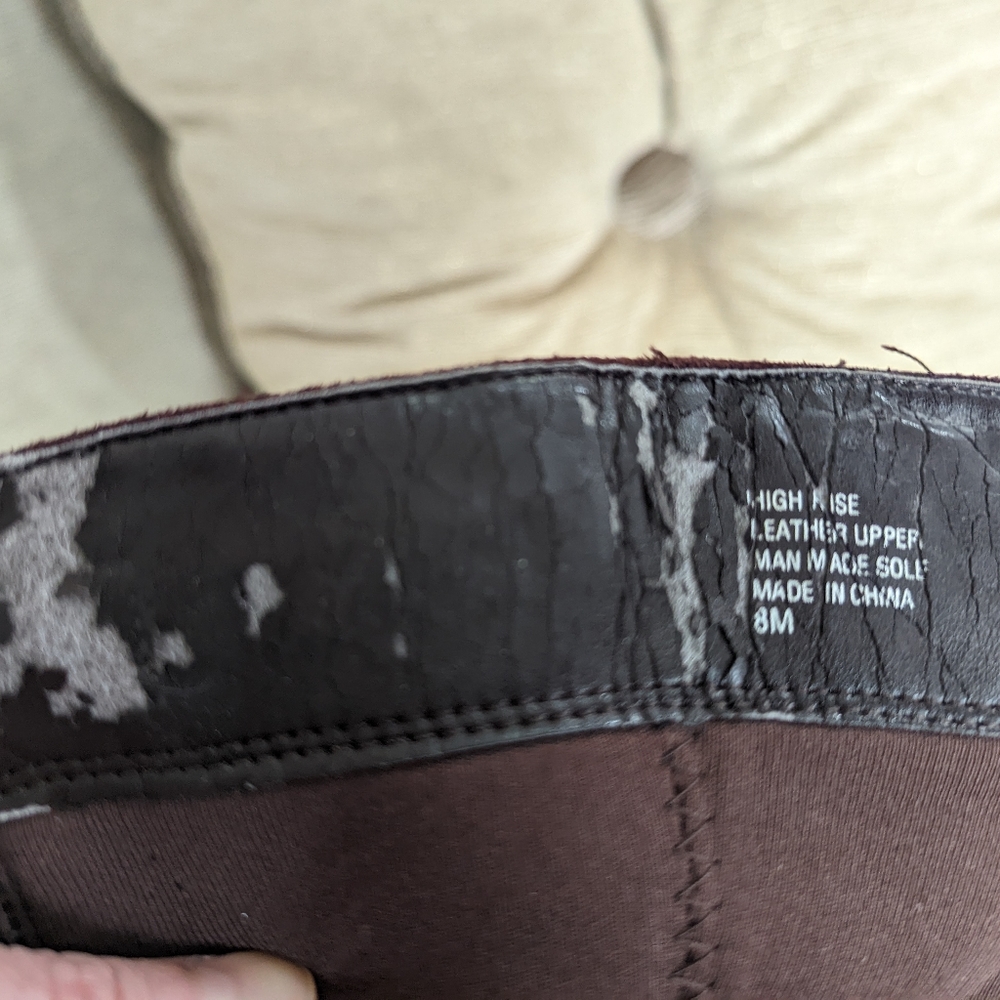 Brown Aerosole wedge boots size 8 - Picture 4 of 4
